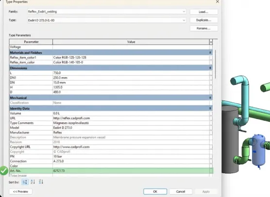 VDI 3805 data structure